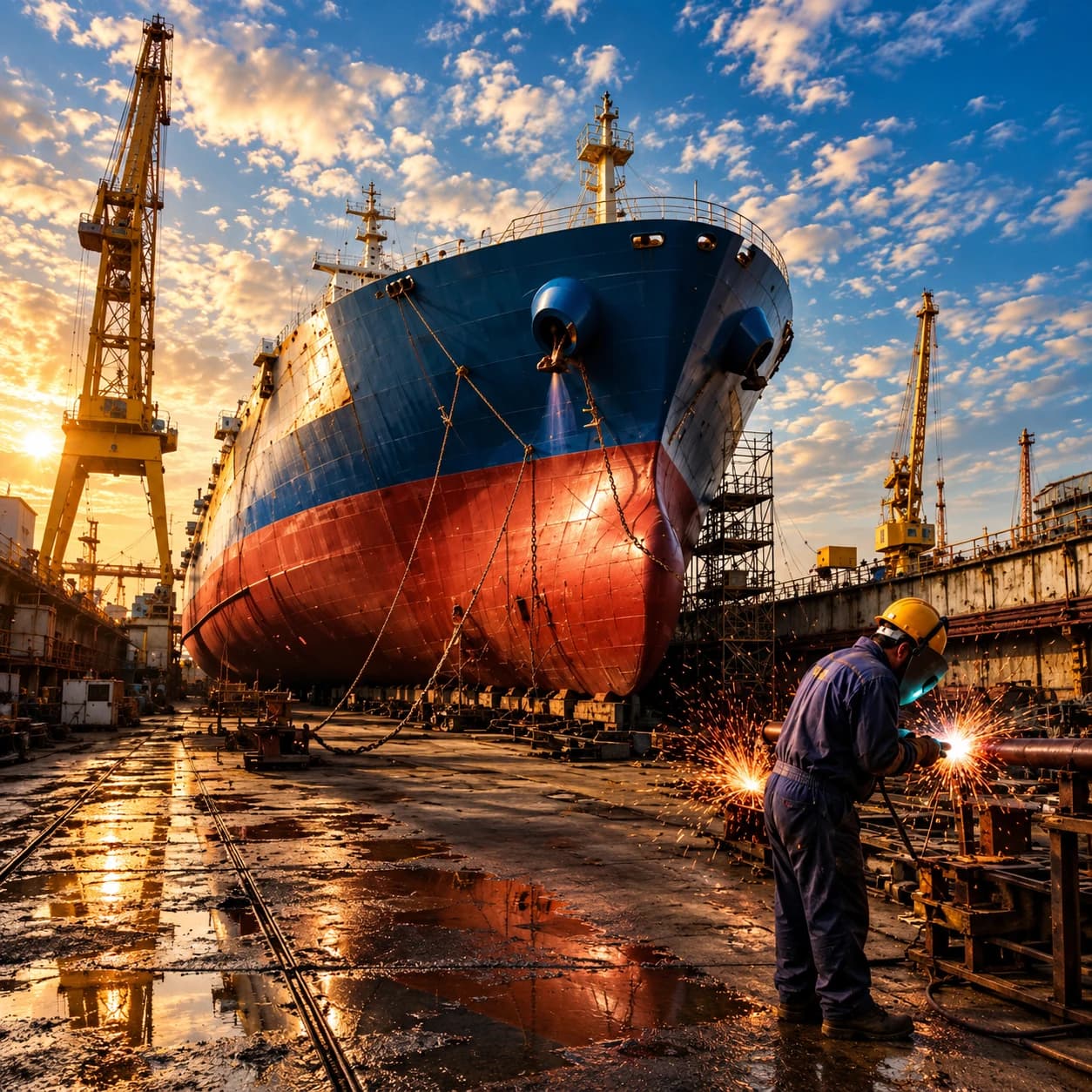 Remote maritime equipment fault inspection