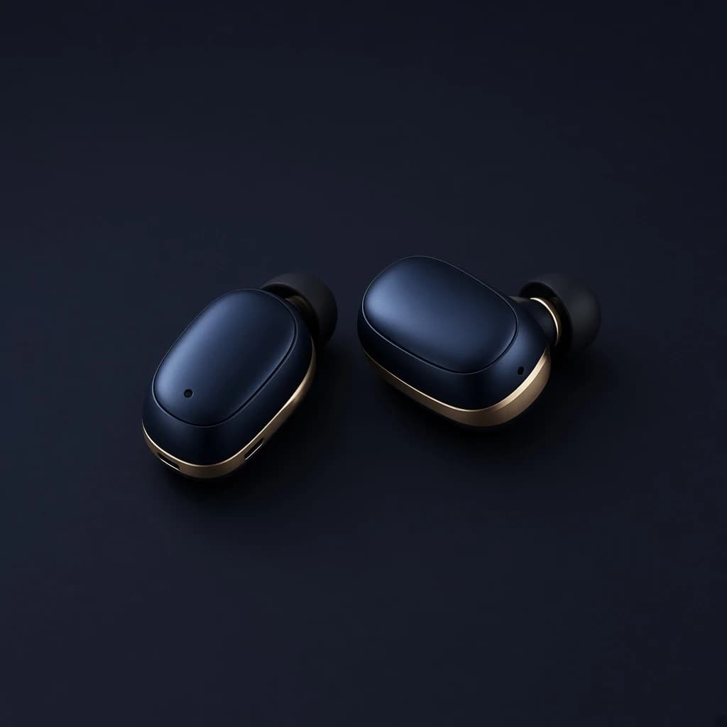 Wireless earbuds for two-way audio